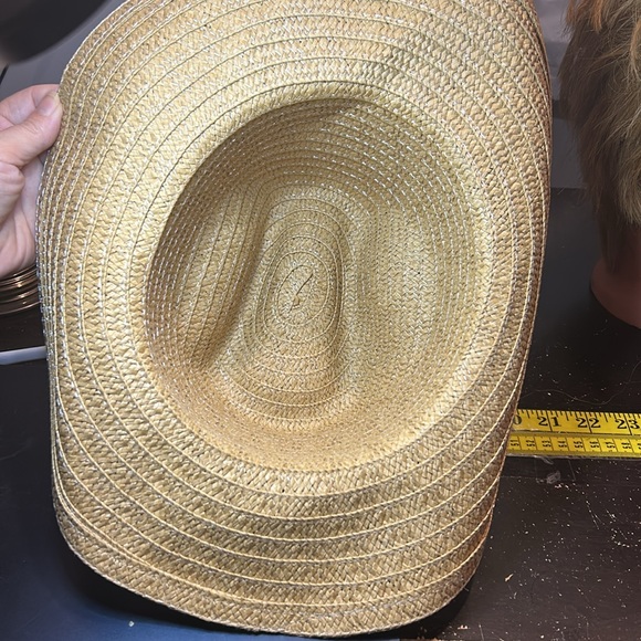Tim Hortons Straw Hat Cap Brown Fits Small-Medium Heads Coffee Staff Uniform - Picture 8 of 8
